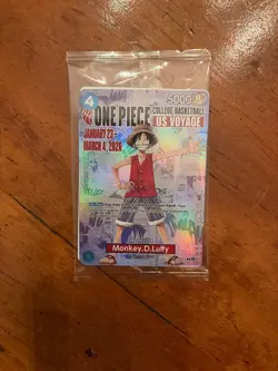 Monkey.D.Luffy (055) (College Basketball US Voyage) P-055 One Piece Promotion... - Image 1