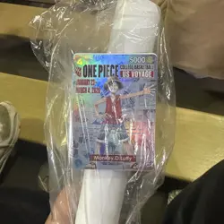 One Piece Monkey.D.Luffy College Basketball US Voyage Refracting Card +Poster RU - Image 2