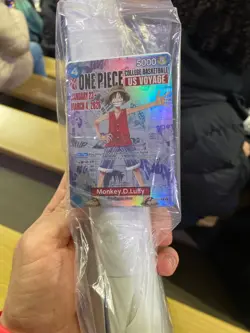 One Piece Monkey D. Luffy US Voyage College Basketball Promo Card (Sealed) - Image 1