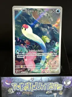 Pokemon Card Wiglett 206/198 Scarlet & Violet Base Illustration Rare NM - Image 1