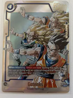 Gotenks - SB02-022 Alternate Art Manga Booster 02 Dragon Ball Card English - Image 1