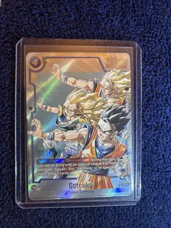 Gotenks - SB02-022 Alternate Art Manga Booster 02 Dragon Ball Card English - Image 1