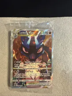 Pokemon TCG Lucario VSTAR SWSH291 Sealed Black Star Promo Crown Zenith NM - Image 1