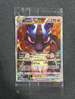 Pokemon TCG Lucario VSTAR SWSH291 Sealed Black Star Promo Crown Zenith NM - Image 1