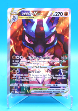 Pokemon TCG Card Lucario VSTAR SWSH291 Crown Zenith ETB Promo - NM - Image 1