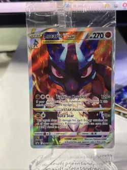 Pokemon TCG Lucario VStar SWSH291 Crown Zenith ETB Promo sealed nm - Image 1