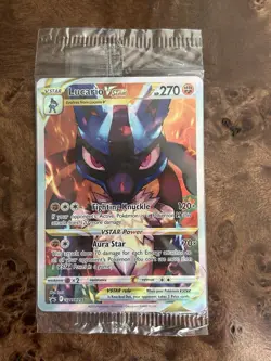 Pokemon TCG Lucario VSTAR SWSH291 Sealed Black Star Promo Crown Zenith NM - Image 1