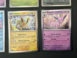 Pokemon Prismatic Evolutions Cosmo Holo Promo Cards (8) Mini Tin Costco Pack - Image 5