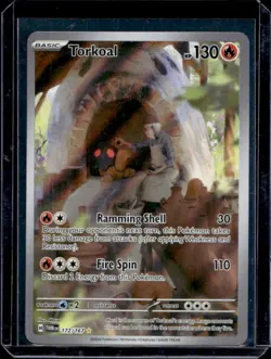 2024 Pokemon SV Twilight Masquerade TWM EN Torkoal Illustration Rare #172/167 - Image 1