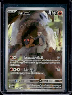 2024 Pokemon SV Twilight Masquerade TWM EN Torkoal Illustration Rare #172/167 - Image 1