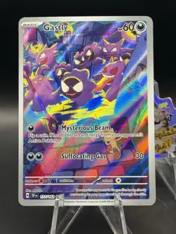 Pokemon TCG Gastly Illustration Rare IR Holo Card 177/162 Temporal Forces - Image 1