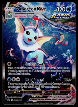 Vaporeon VMAX SWSH182 SWSH: Sword & Shield Promo Cards Promo - Image 1