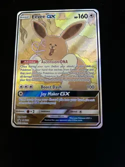 Pokemon Eevee GX SM233 Promo Holo GX HP160 SM Set Pokemon TCG Card - Image 1