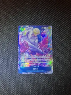 Sanji OP11-051 SR Alt Art A Fist of Divine Speed ONE PIECE Card NM English - Image 1