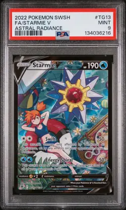 Starmie V TG13/TG30 Astral Radiance Pokemon PSA 9 - Image 1