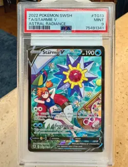 PSA 9 Starmie V TG13/TG30 Astral Radiance Pokemon Card - Image 1
