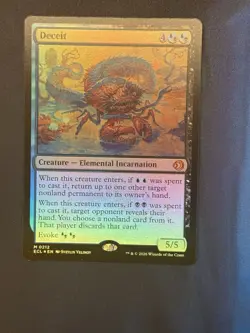 DDcards 🇨🇦 Mtg Magic The Gathering Lorwyn Eclipse Foil Deceit - Image 1