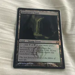 MTG- Overgrown Tomb x1 - Return to Ravnica FOIL Magic The Gathering - Image 1