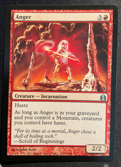 MTG Anger - Commander 2011 Regular Uncommon NM - Image 1