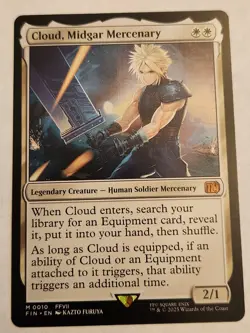 Cloud, Midgar Mercenary FIN #10 Mythic Regular NM+ - Image 1