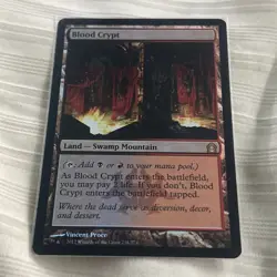 MTG Blood Crypt Return to Ravnica Foil Magic The Gathering Shock Land LP - Image 2