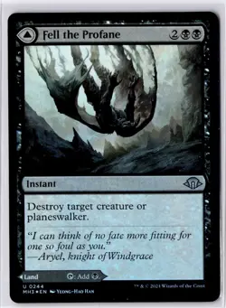 Fell the Profane Modern Horizons 3 Foil NM U 0244 - Image 1