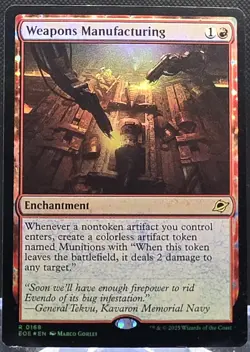 Weapons Manufacturing #168 Edge of Eternities Foil Rare - Image 1