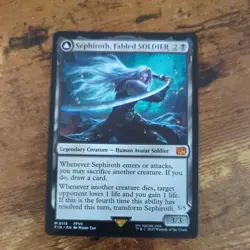 Magic The Gathering Sephiroth, Fabled SOLDIER Final Fantasy #115 Non-foil - Image 1