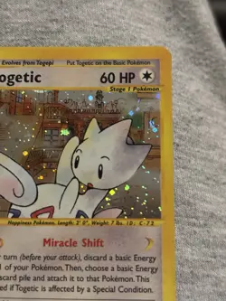 Togetic Holo-Pokemon Aquapolis E-Series Holo Rare Card H27/H32 - Image 5
