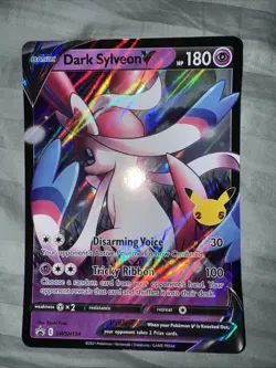 Dark Sylveon V SWSH134 NM Pokemon Celebrations Black Star Promo Card Anniversary - Image 1