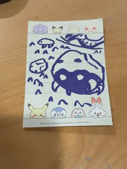 Kabuto 50/62 Fossil Pokemon Card unlimited + free sketch - Image 3