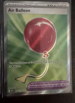 AIR BALLOON Ultra Rare Holo Trainer #166/132 Pokemon Mega Evolution English NM - Image 1