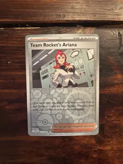 Pokemon TCG Team Rocket’s Ariana 171/182 Reverse Holo - NM - Destined Rivals - Image 1