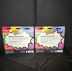 Pokemon Ascended Heroes Tech Sticker Collection Set of 2 Gengar & Charizard New! - Image 2