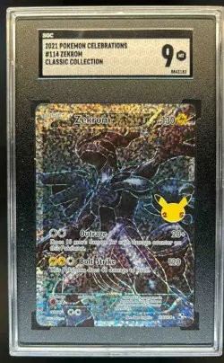 2021 Pokemon SWSH Celebrations Zekrom Classic Collection #114/114 SGC 9 - Image 1