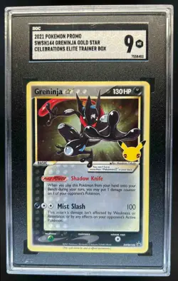 2019-2023 Pokemon SWSH Black Star Promos Greninja #SWSH144 SGC 9 - Image 1