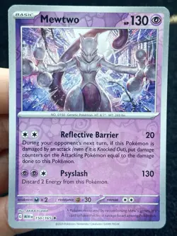 Mewtwo 150/165 Reverse Holo- LP-NM - Pokemon TCG Card - Image 1