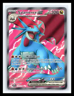 💥 Pokemon Salamence EX - 177/159 Holo Ultra Rare SV09: Journey Together - Image 1