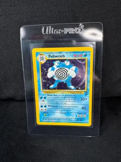 Pokemon Poliwrath 15/130 Base Set 2 Holo Rare 15/130 Vintage Pokemon TCG Card - Image 2