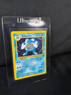Pokemon Poliwrath 15/130 Base Set 2 Holo Rare 15/130 Vintage Pokemon TCG Card - Image 3