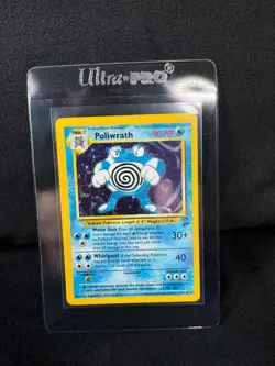 Pokemon Poliwrath 15/130 Base Set 2 Holo Rare 15/130 Vintage Pokemon TCG Card - Image 4