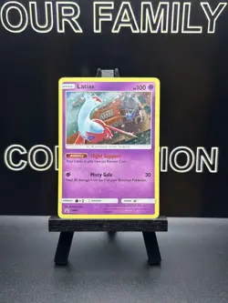Latias #SM87 Pokemon Card Cosmos Holo SM Promos SWIRL LP - Image 1