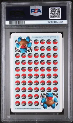 1998 POKEMON STADIUM BLUE VERSION PLAYING CARDS JACK OF CLUBS GASTLY PSA 9 - Image 2