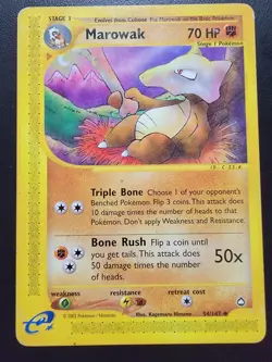 Marowak 054/147 Aquapolis Regular pokemon - Image 1