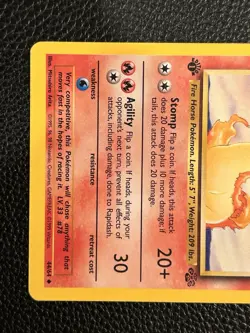 Pokemon TCG Rapidash Jungle 1st Edition Uncommon Card 44/64 - Image 3
