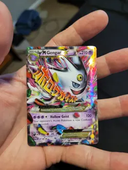 2016 POKEMON XY BLACK STAR PROMO COLLECTOR CHEST #XY166 M GENGAR EX-HOLO GRADE! - Image 1