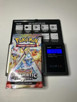 22.84g Prismatic Evolutions Pokemon Booster Pack New Sealed - Image 1