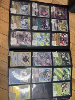 pokemon binder collection 349 cards total 40 pages All Different Some Multis - Image 2