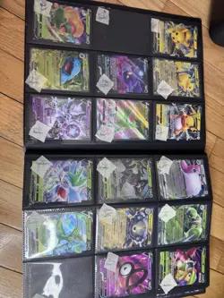 pokemon binder collection 349 cards total 40 pages All Different Some Multis - Image 3