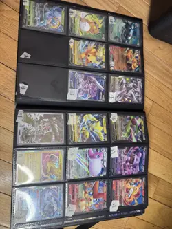 pokemon binder collection 349 cards total 40 pages All Different Some Multis - Image 5